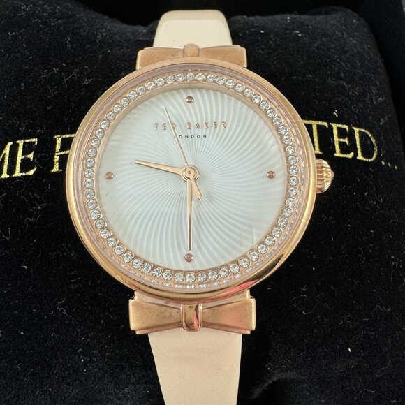 Ted Baker London Watch Rose Goldtone Ladies Model TE50861008 NIB Needs Battery - Picture 3 of 12